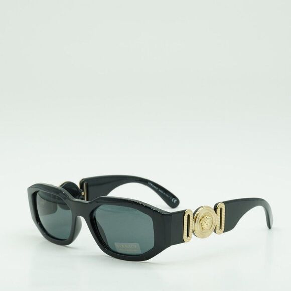 💯 NEW VERSACE VE4361 GB1/87 BLACK GREY UNISEX SUNGLASSES - Picture 3 of 13